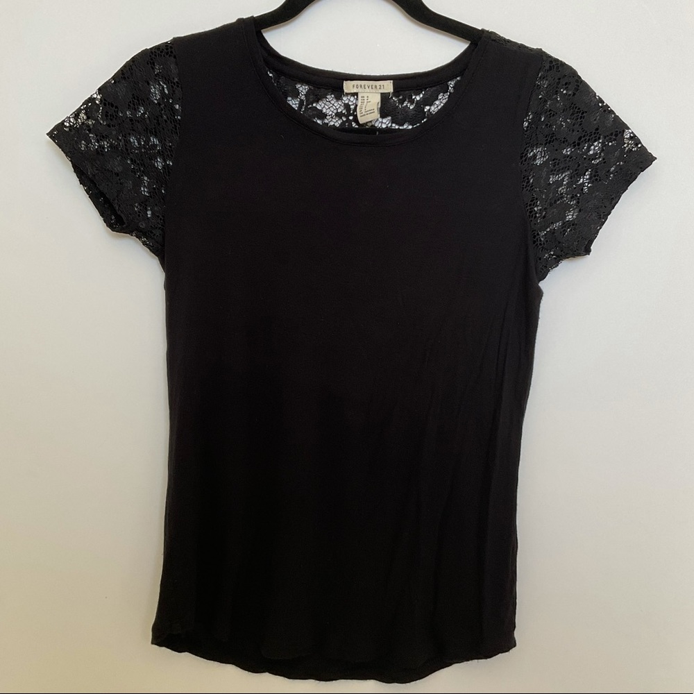 Forever 21 Lace T-Shirt